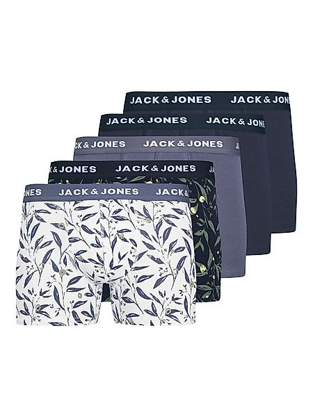 Jack & Jones Boxershorts 5er-Pack mit Muster und einfarbigen Designs (5-St) günstig online kaufen