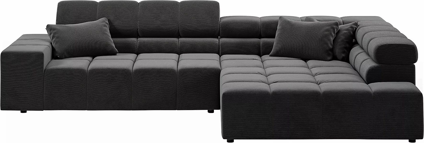 INOSIGN Ecksofa »Ancona incl. Kopfteilverstellung, Breite 319cm, L-Form«, w günstig online kaufen