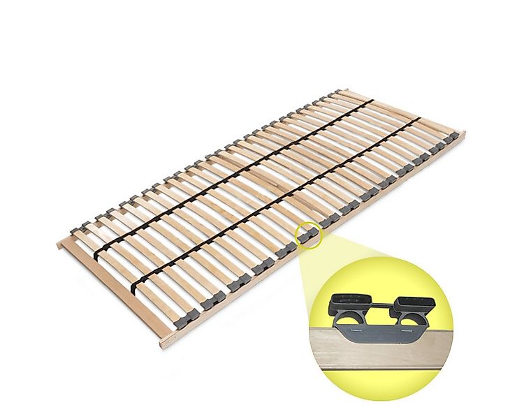 Lattenrost Lattenroste 80 / 90 x 200 cm aus Birkenholz Lattenrahmen Rollros günstig online kaufen