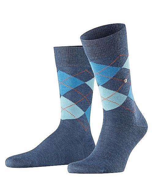 Burlington Socken Blau mit Argyle-Muster günstig online kaufen