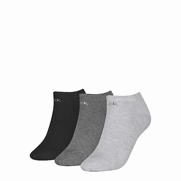 Calvin Klein Sneakersocken "CK WOMEN SNEAKER" 3 Paar, schmales Rippenbündch günstig online kaufen