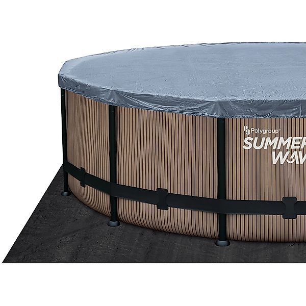 SummerWaves Framepool "Elite", (Set, 7 tlg.), ØxH: 488x122 cm, Teak-Optik günstig online kaufen