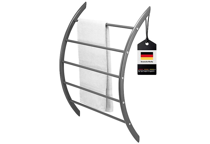 bremermann Handtuchhalter Handtuchhalter zur Wandmontage mit 5 Stangen aus günstig online kaufen