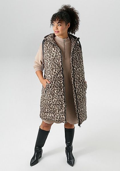 Aniston PLUS Steppweste im aktuellen Leoprint - NEUE KOLLEKTION günstig online kaufen
