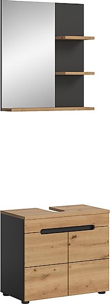 INOSIGN Badmöbel-Set "REHAT, 2-teilig, Breite 63 cm, mit grifflosen Fronten günstig online kaufen