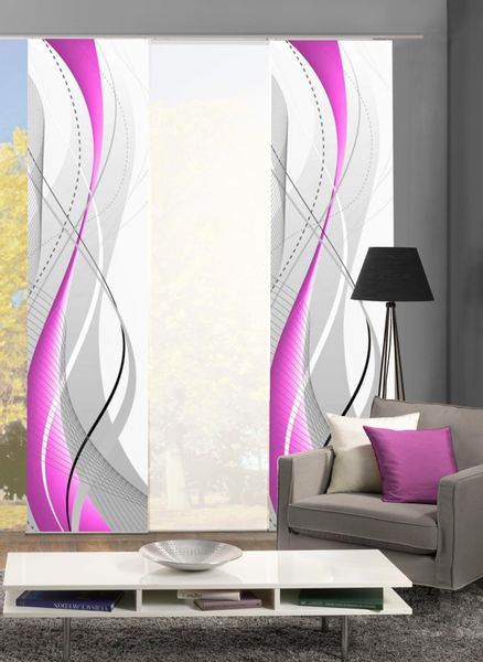 HOME WOHNIDEEN Schiebegardine WUXi (3 St), günstig online kaufen