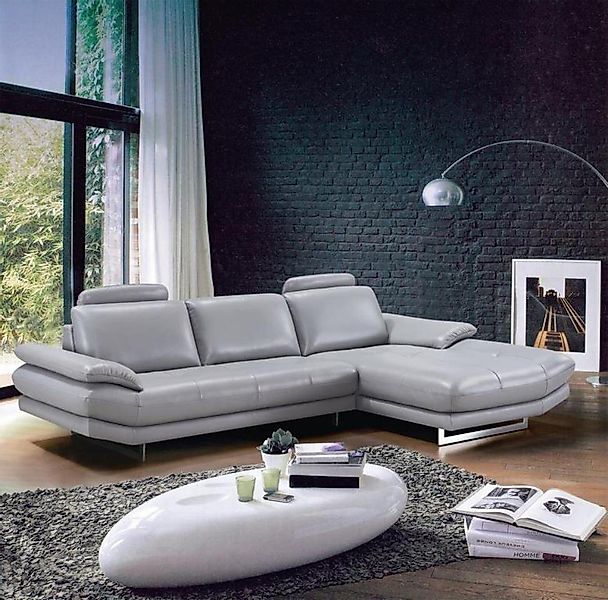 JVmoebel Ecksofa Ledersofa Couch Wohnlandschaft Eck Garnitur Sofa, Made in günstig online kaufen