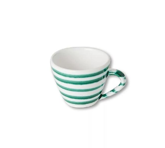 Gmundner Keramik Grüngeflammt Cappuccino-Obertasse 0,16 L / h: 6,8 cm günstig online kaufen
