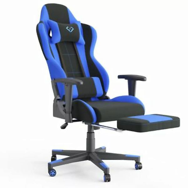 Vicco Gaming Stuhl Alpha Schwarz Blau schwarz günstig online kaufen