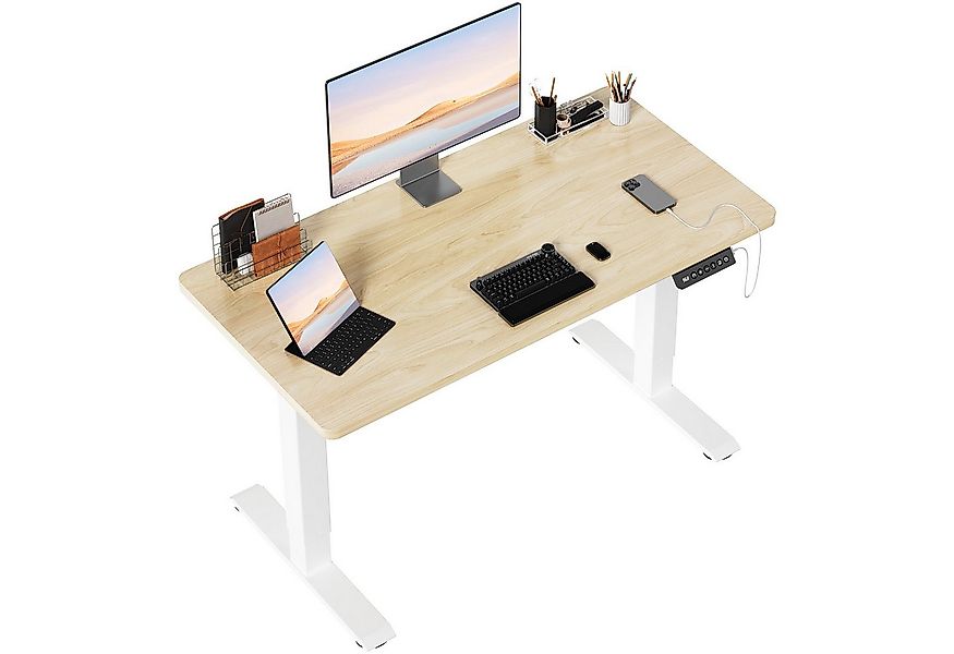 HOMALL Schreibtisch Höhenverstellbarer Schreibtisch mit 2-stufiger Memory-S günstig online kaufen