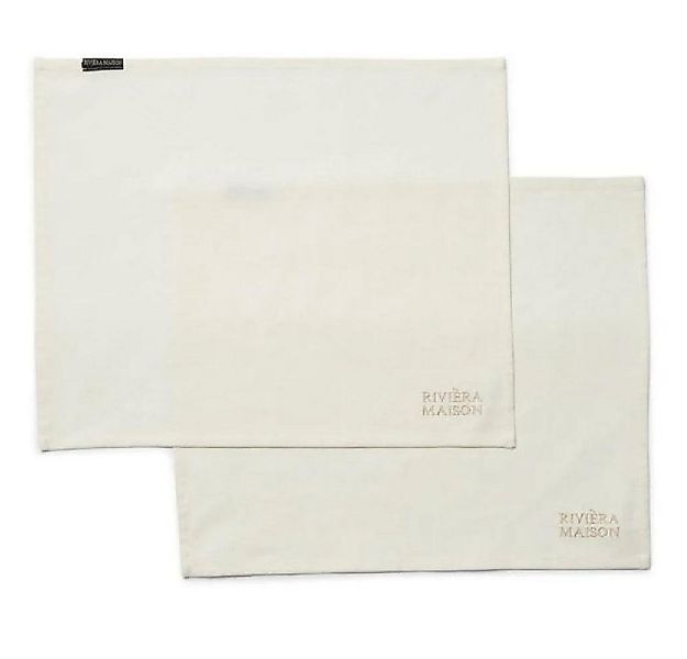 Rivièra Maison Tischdecke Tischsets Clasic Placemat White (2-teilig) günstig online kaufen