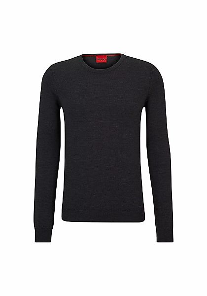 HUGO Sweatshirt Herren Strickpullover - San Cedric-M1, Rundhals günstig online kaufen