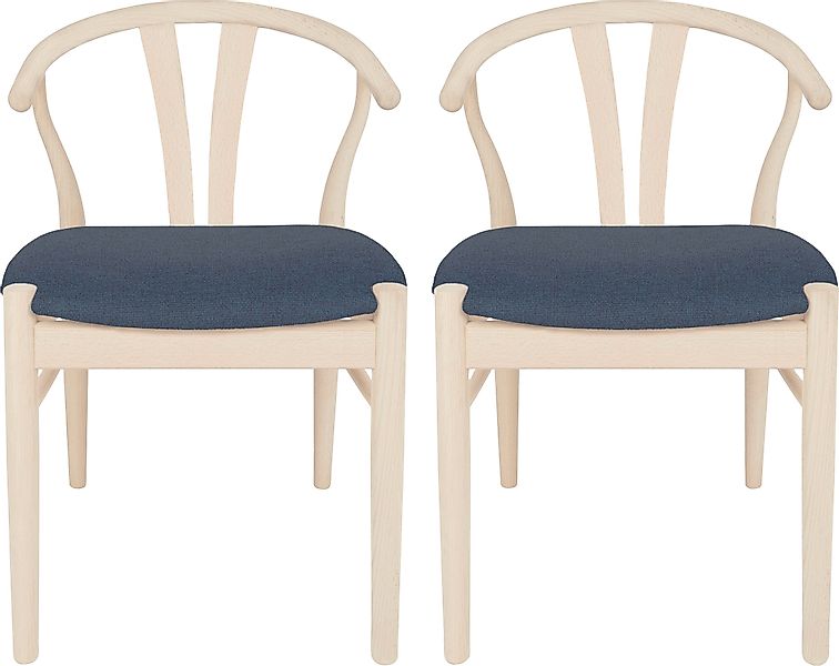 Hammel Furniture Holzstuhl »Findahl by Hammel Frida«, (Set), 2 St., Stoff, günstig online kaufen