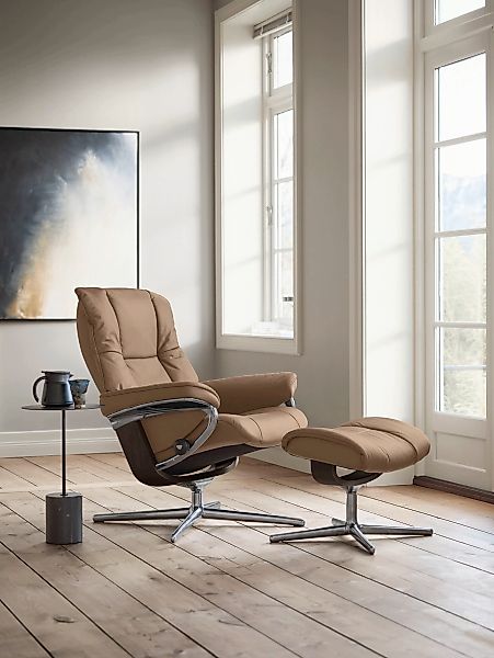 Stressless Fußhocker "Mayfair", mit Cross Base, Größe S, M & L, Holzakzent günstig online kaufen