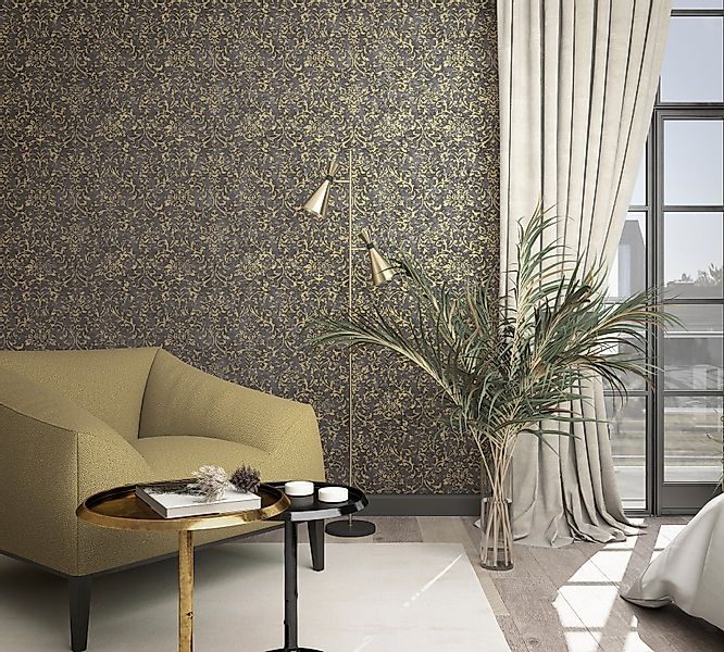 Marburg Vliestapete Patina, strukturiert, glänzend, moderne günstig online kaufen