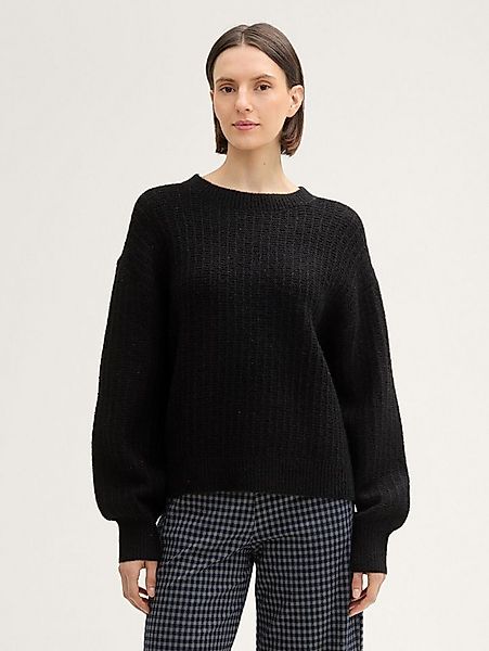 TOM TAILOR Strickpullover Pullover & Strickjacken Strickpullover mit dezent günstig online kaufen