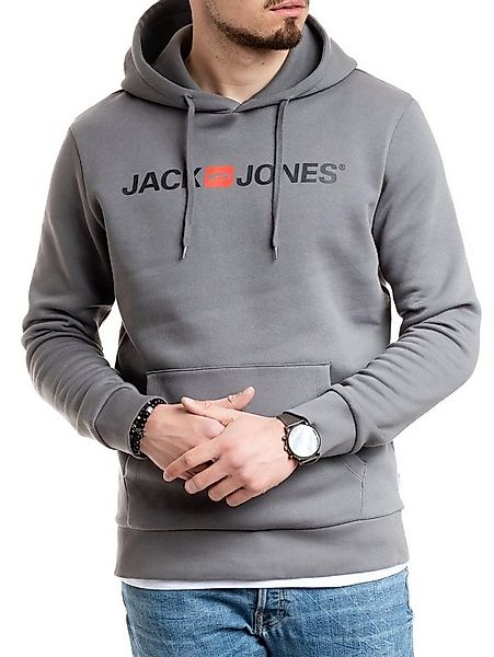 Jack & Jones Hoodie mit Kängurutasche, mit Kapuze, mit Logodruck günstig online kaufen