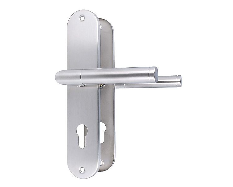 MS Beschläge Türgriff Edelstahl Langschildgarnitur Türdrücker Türklinke, Sc günstig online kaufen