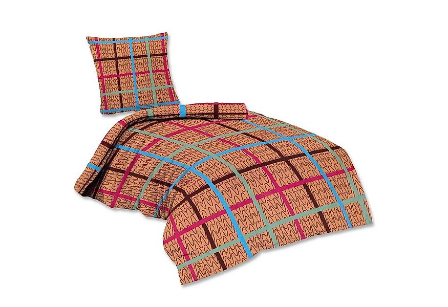 EXKLUSIV HEIMTEXTIL Bettwäsche Flanell Bettwäsche SAM 2 teilig Reißverschlu günstig online kaufen