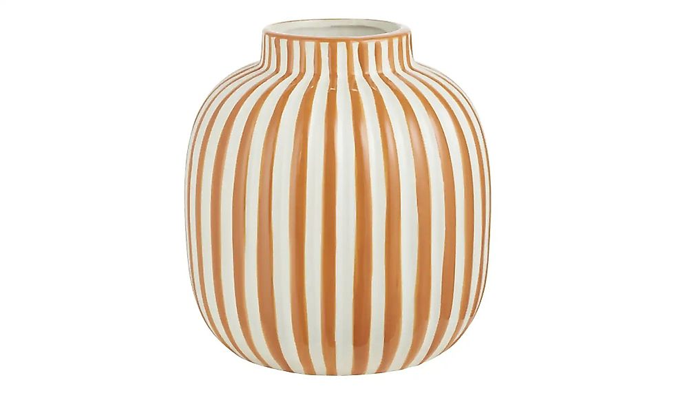 HOME STORY Vase ¦ orange ¦ Dolomite ¦ Maße (cm): H: 20,5  Ø: 19 Accessoires günstig online kaufen