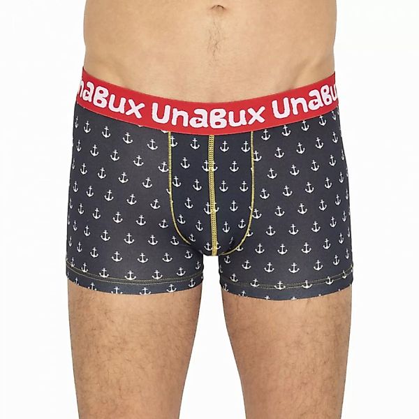 Unabux Boxer Briefs Dunkelblau mit Motiv günstig online kaufen