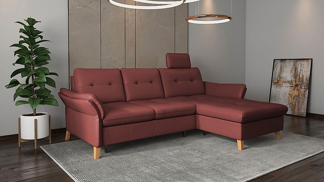 sit&more Ecksofa »Göteborg« Sitztiefenverstellung und Federkern, wahlweise günstig online kaufen