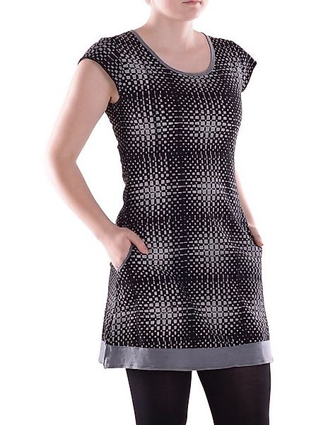 Vishes Sommerkleid Damen Mini-Kleid Baumwolle Casual A-Linie mit Taschen Al günstig online kaufen