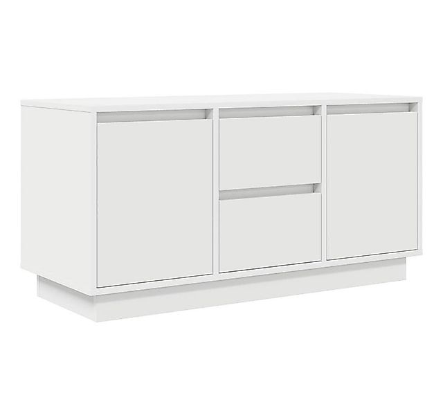 vidaXL TV-Schrank TV-Schrank mit LED-Leuchten Weiß 100x41x50 cm (1-St) günstig online kaufen