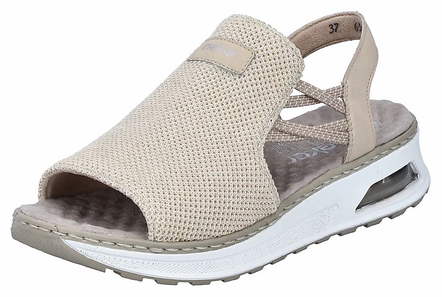 Rieker Plateausandale "vegan", Sommerschuh, Sandalette, Keilabsatz, mit gen günstig online kaufen