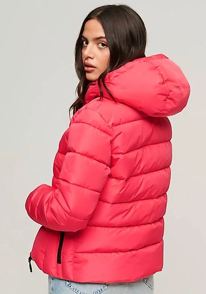 Superdry Steppjacke "HOODED SPIRIT SPORTS PUFFER", mit Kapuze, aus wasserab günstig online kaufen