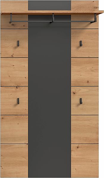 INOSIGN Garderobenpaneel "REHAT, TOPSELLER, Höhe 145 cm, Hutablage, 4 Haken günstig online kaufen