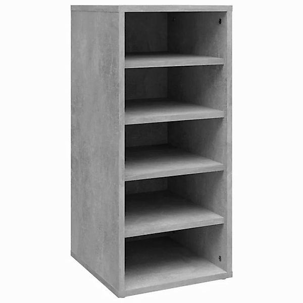 furnicato Hängeschuhschrank Schuhschrank Betongrau 31,5x35x70 cm Holzwerkst günstig online kaufen