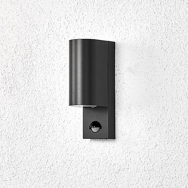 Lindby Außenwandleuchte Palina, Sensor, IP44, anthrazit günstig online kaufen