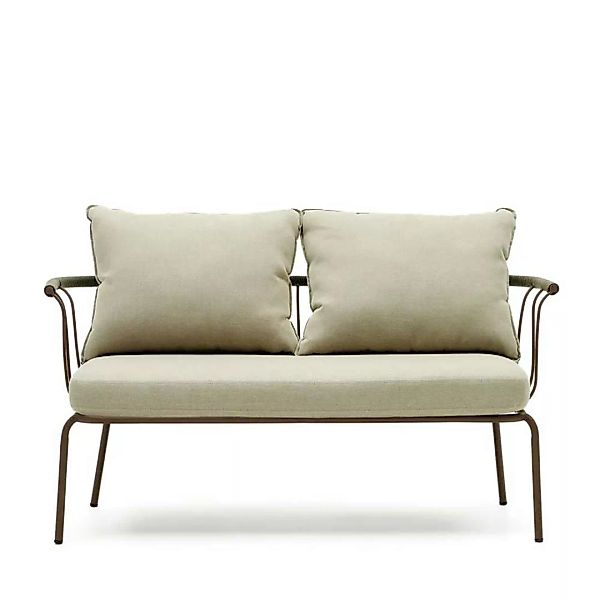 Zweisitzer Sofa In- und Outdoor in modernem Design 135 cm breit günstig online kaufen
