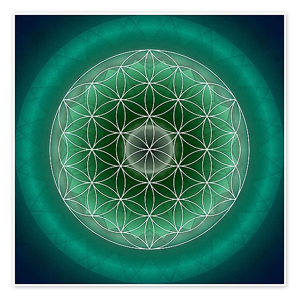 Posterlounge Wandbild Blume des Lebens 11, günstig online kaufen