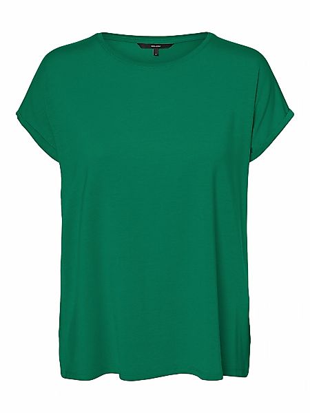 Vero Moda Rundhalsshirt "VMAVA PLAIN SS TOP GAJRS NOOS" günstig online kaufen