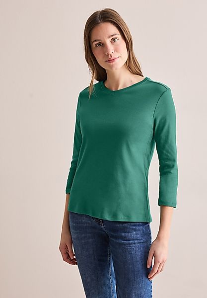 Cecil Langarmshirt aus reiner Baumwolle günstig online kaufen