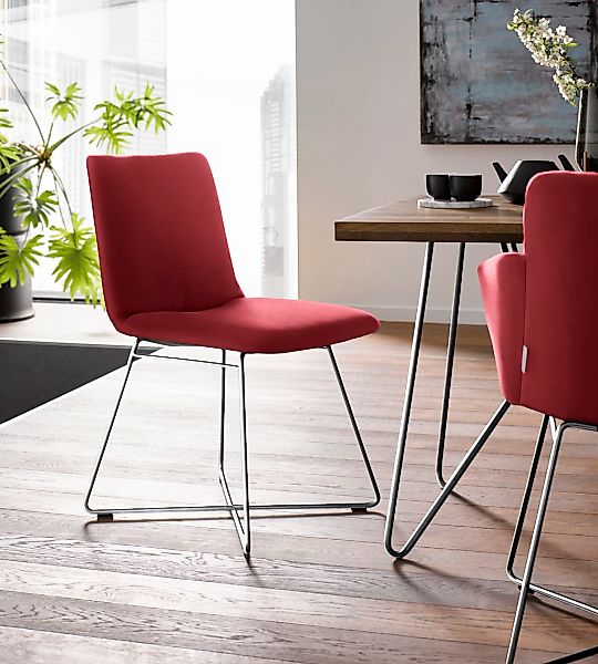 W.SCHILLIG Polsterstuhl "jakob" () mit Drahtrohrgestell in Chrom glänzend günstig online kaufen