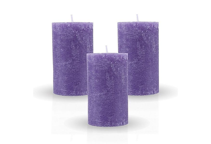 Bestgoodies Rustic-Kerze Stumpenkerzen Rustikal (3-tlg), Antik Kerze (vers. günstig online kaufen