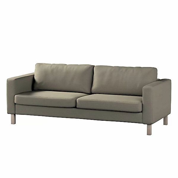 Bezug für Karlstad Schlafsofa, beige-grau, Bezug für Karlstad 3-Sitzer ausk günstig online kaufen