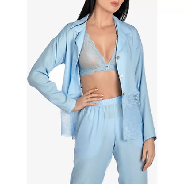 Ajour  Pyjamas/ Nachthemden Langärmeliges Pyjama-Oberteil Forget-Me-Not him günstig online kaufen
