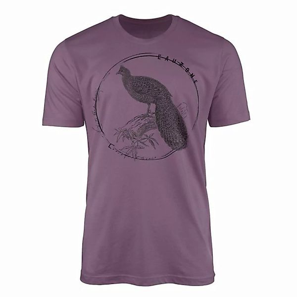 Sinus Art T-Shirt Evolution Herren T-Shirt Pfau günstig online kaufen