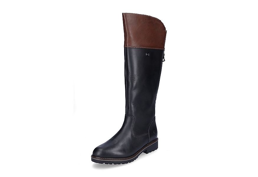Remonte Remonte Damen Leder Stiefel schwarz braun Stiefel günstig online kaufen