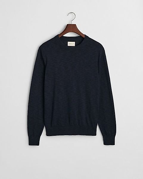 Gant Strickpullover Rundhalspullover aus Leinengemisch günstig online kaufen
