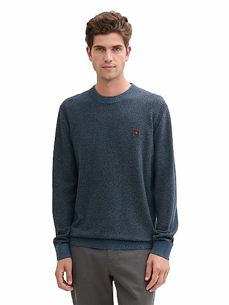 TOM TAILOR Strickpullover, mit Logostickerei günstig online kaufen