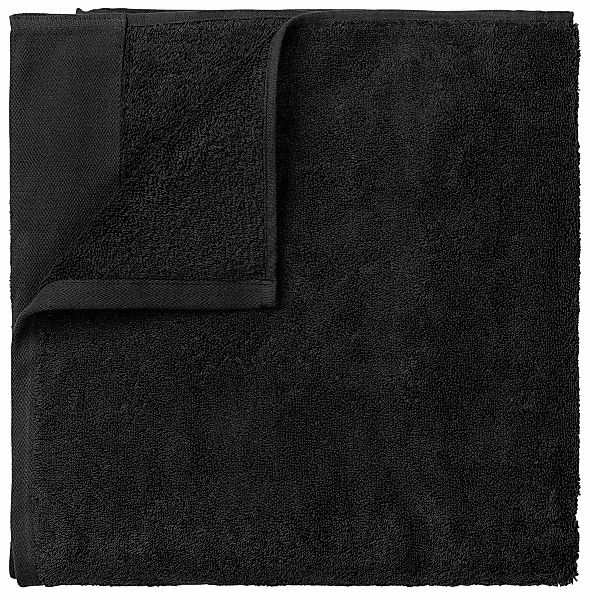 Blomus Handtücher RIVA Badetuch Black 140 x 70 cm (schwarz) günstig online kaufen