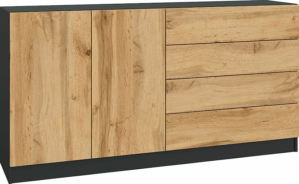 borchardt Möbel Sideboard "Vaasa, Kommode mit 2 Türen und 4 Schubkästen auf günstig online kaufen