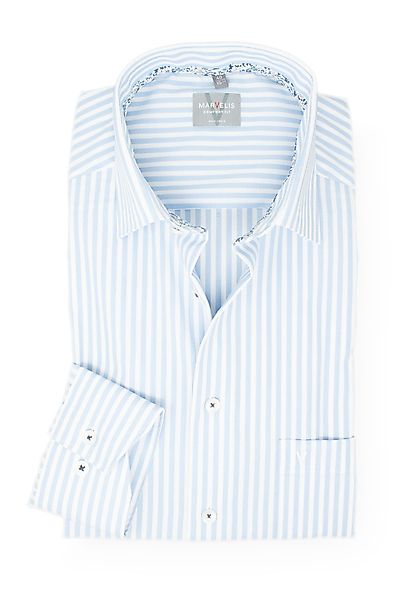 MARVELIS Businesshemd Comfort Fit bequeme Schnittführung günstig online kaufen