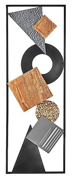 Kobolo Wandbild Metallbild LINES aus Metall, Wohndeko Wanddekoration Wandde günstig online kaufen