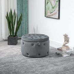 HOMCOM Sitzbank Polsterhocker mit Deckel für günstig online kaufen